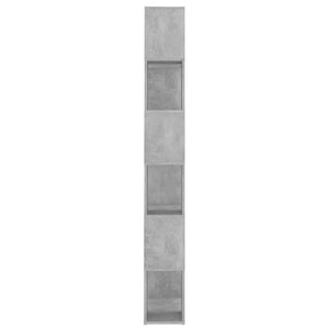Βιβλιοθήκη/Διαχωρισ. Χώρου Γκρι Σκυρ. 60x24x186 εκ. Μοριοσανίδα - Pakobazaar