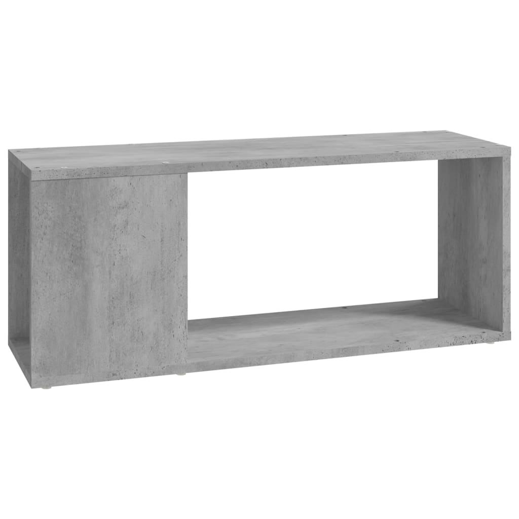 Έπιπλο Τηλεόρασης Γκρι Σκυροδέματος 80x24x32 εκ. Μοριοσανίδα