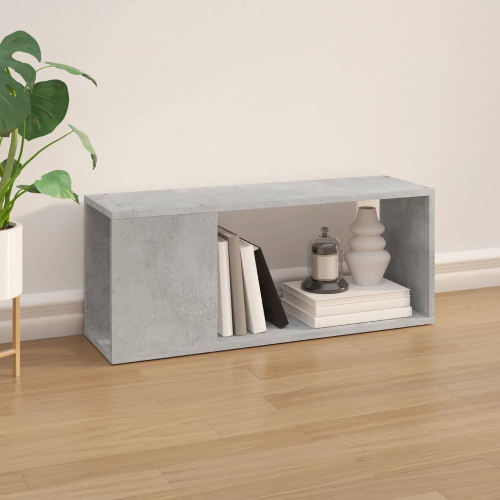 Έπιπλο Τηλεόρασης Γκρι Σκυροδέματος 80x24x32 εκ. Μοριοσανίδα