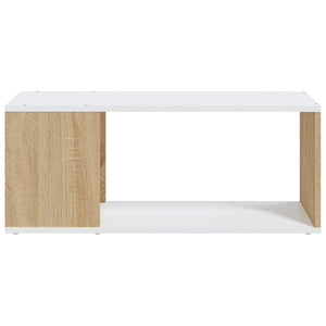 Έπιπλο Τηλεόρασης Λευκό/Sonoma Oak 80x24x32 εκ. από Μοριοσανίδα