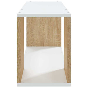 Έπιπλο Τηλεόρασης Λευκό/Sonoma Oak 80x24x32 εκ. από Μοριοσανίδα