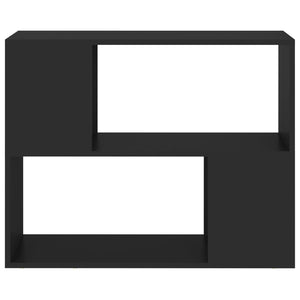 Έπιπλο Τηλεόρασης Μαύρο 80 x 24 x 63 εκ. από Επεξ. Ξύλο - Pakobazaar