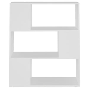 Βιβλιοθήκη/Διαχωριστικό Χώρου Λευκό 80x24x94 εκ. Μοριοσανίδα - Pakobazaar