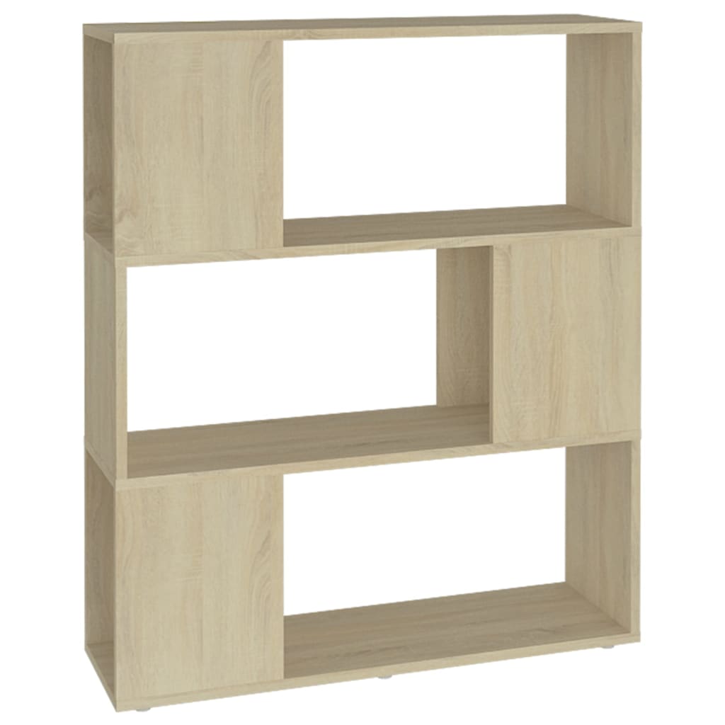 Βιβλιοθήκη/Διαχωριστικό Sonoma Δρυς 80x24x94 εκ. Μοριοσανίδα - Pakobazaar