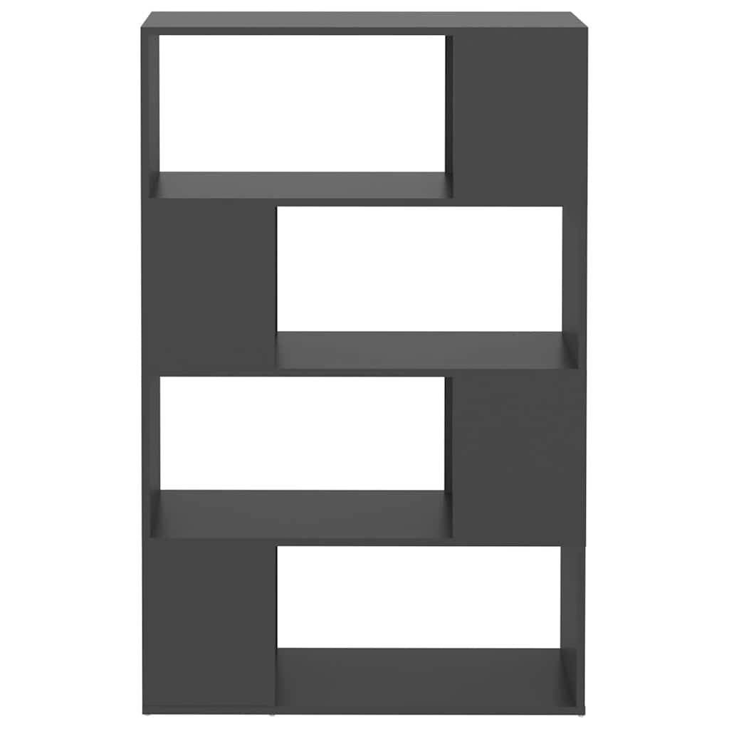 Βιβλιοθήκη/Διαχωριστικό Χώρου Γκρι 80x24x124,5 εκ. Επεξ. Ξύλο - Pakobazaar