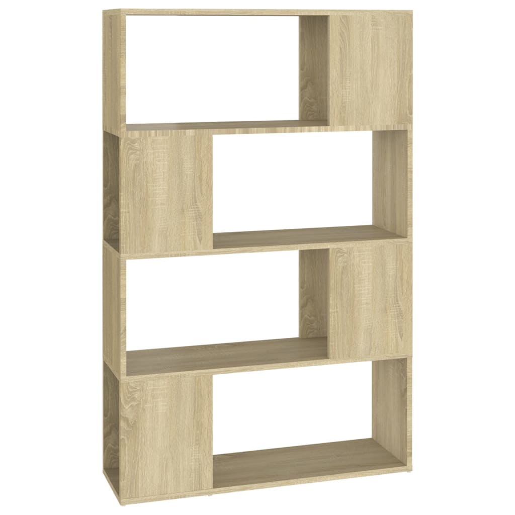 Βιβλιοθήκη/Διαχωριστικό Χώρου Sonoma Δρυς 80x24x124,5εκ Μοριοσ.