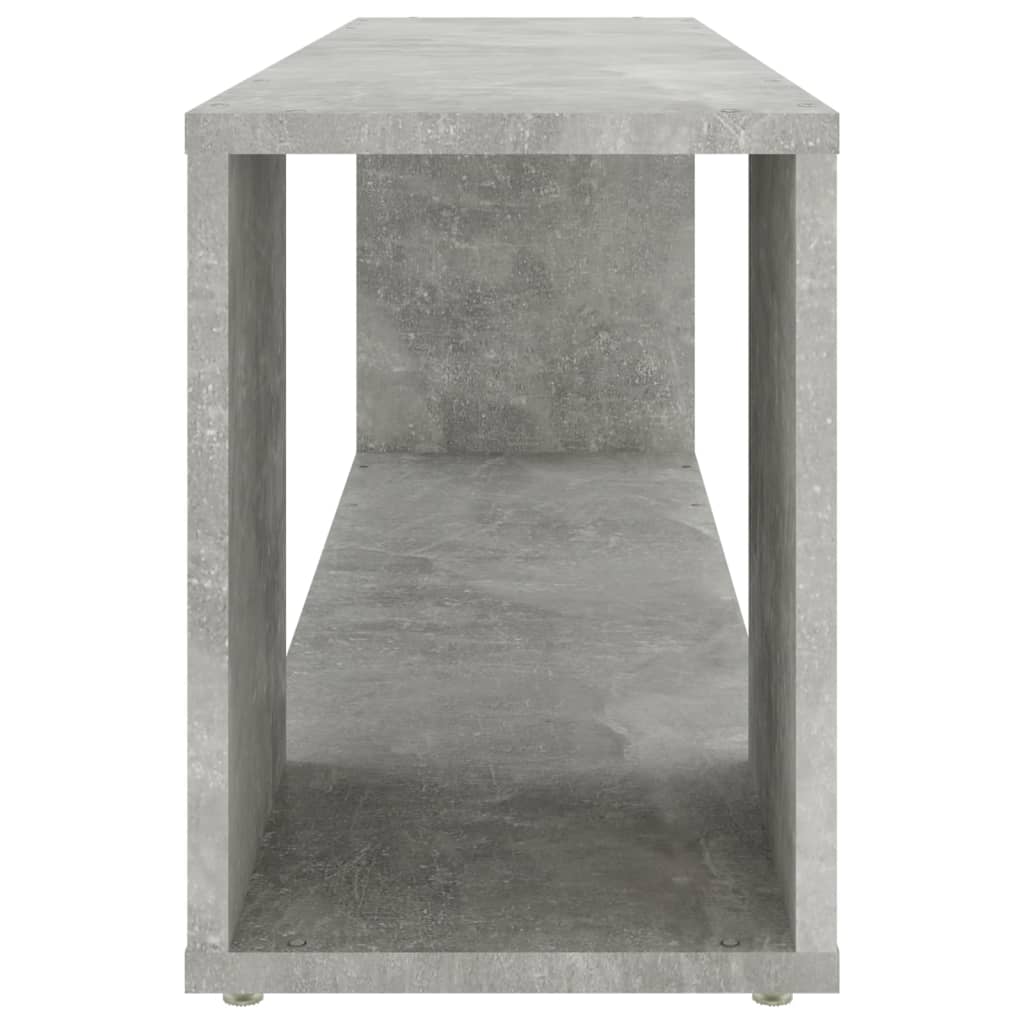 Έπιπλο Τηλεόρασης Γκρι Σκυροδέματος 100x24x32 εκ. Επεξ. Ξύλο - Pakobazaar