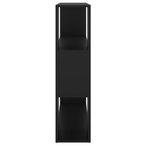 Βιβλιοθήκη/Διαχωριστικό Χώρου Μαύρο 100 x 24 x 94 εκ. - Pakobazaar