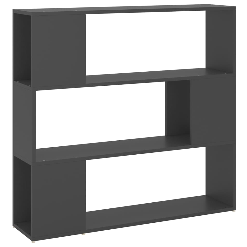 Βιβλιοθήκη/Διαχωριστικό Χώρου Γκρι 100 x 24 x 94 εκ.