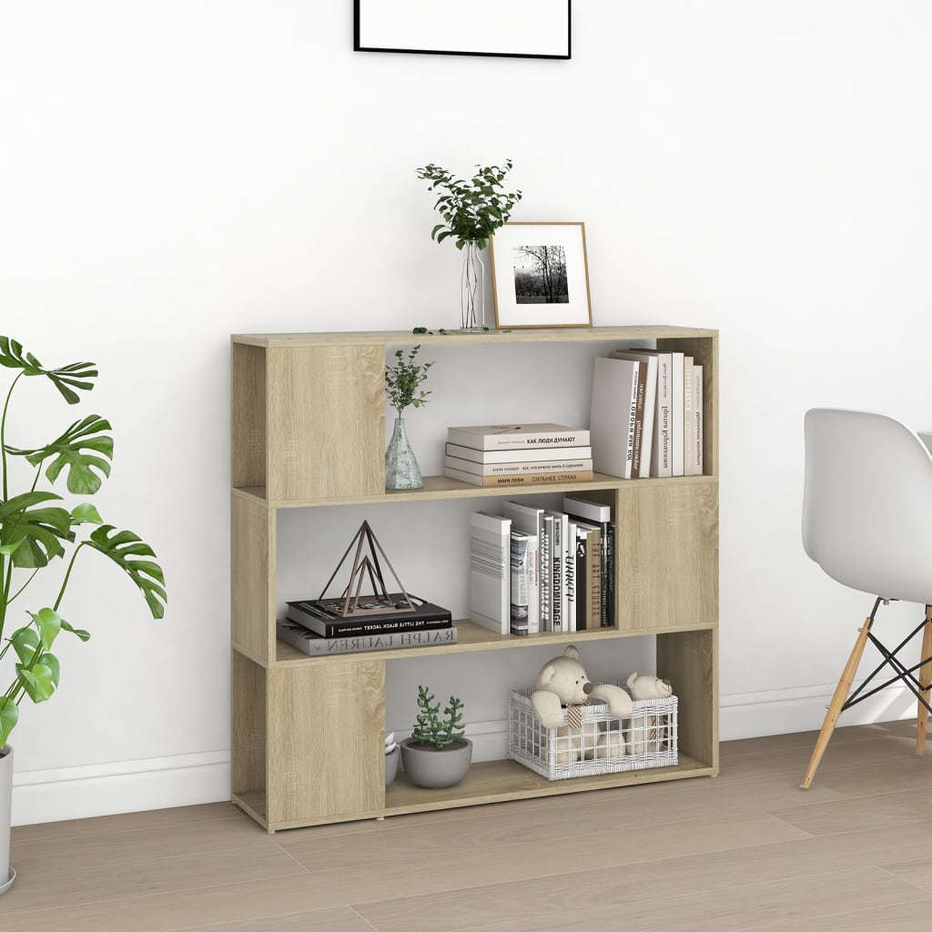 Βιβλιοθήκη/Διαχωριστικό Χώρου Sonoma Δρυς 100 x 24 x 94 εκ. - Pakobazaar