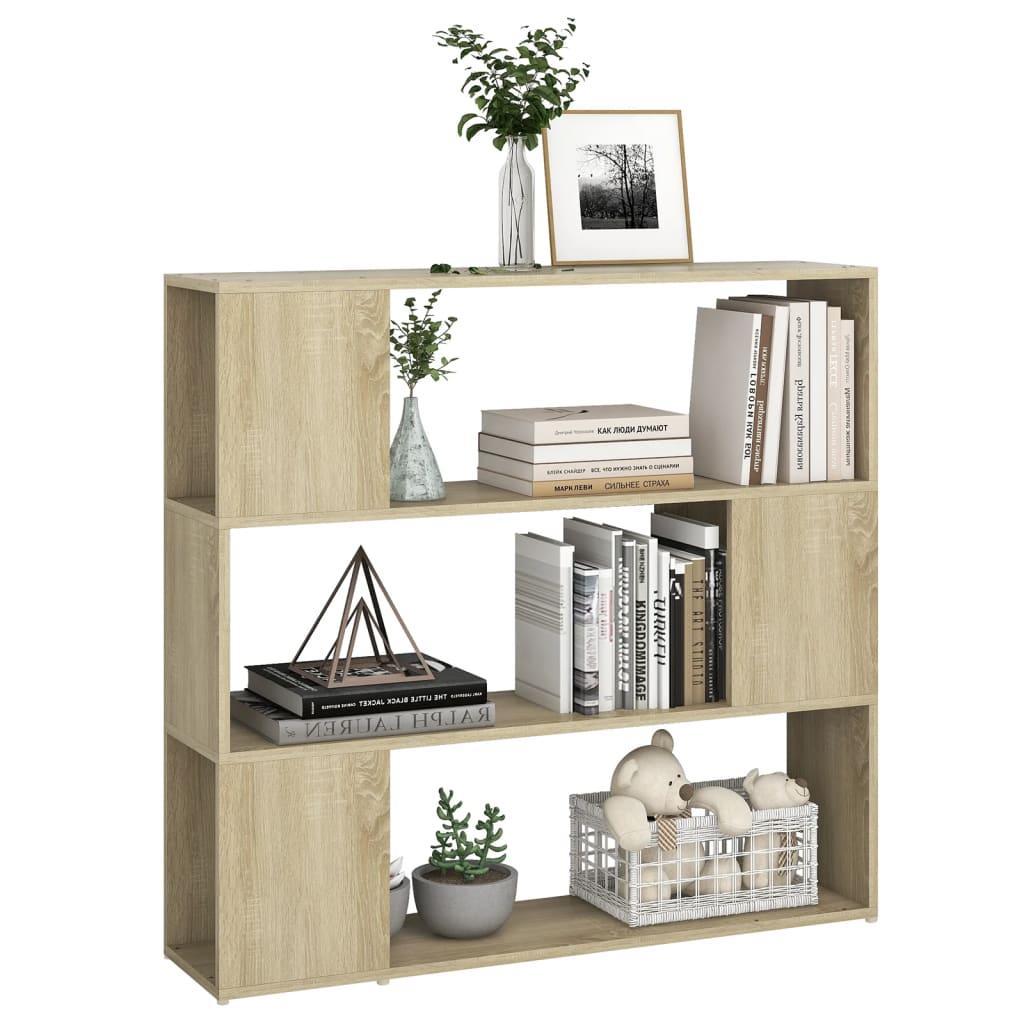 Βιβλιοθήκη/Διαχωριστικό Χώρου Sonoma Δρυς 100 x 24 x 94 εκ. - Pakobazaar
