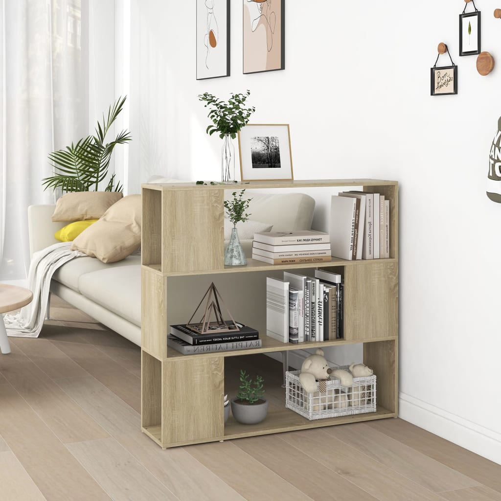 Βιβλιοθήκη/Διαχωριστικό Χώρου Sonoma Δρυς 100 x 24 x 94 εκ. - Pakobazaar