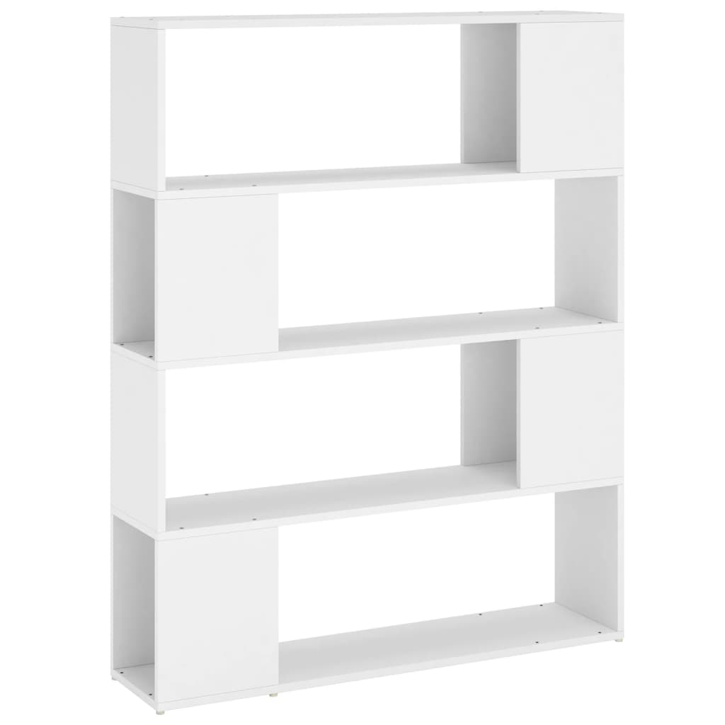 Βιβλιοθήκη/Διαχωριστικό Χώρου Λευκό 100 x 24 x 124 εκ. - Pakobazaar
