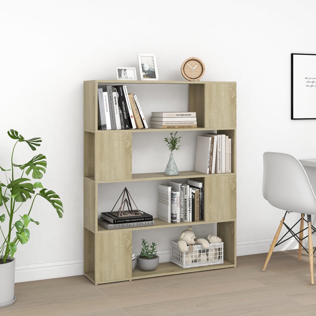 Βιβλιοθήκη/Διαχωριστικό Χώρου Sonoma Δρυς 100 x 24 x 124 εκ. - Pakobazaar