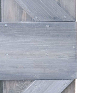 Πόρτα Γκρι 100 x 210 εκ. από Μασίφ Ξύλο Πεύκου - Pakobazaar
