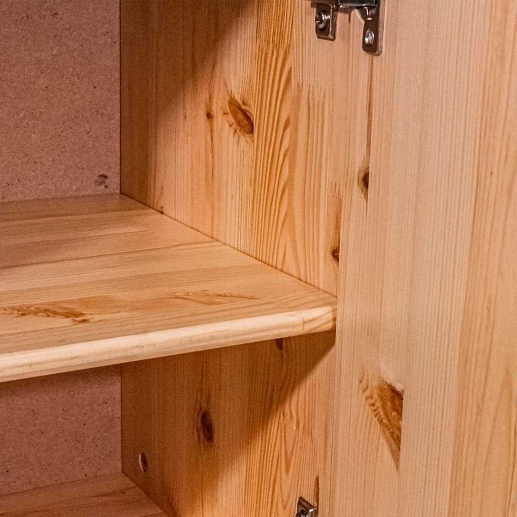 Συρταριέρα με 6 Συρτάρια 113 x 35 x 73 εκ. Μασίφ Ξύλο Πεύκου - Pakobazaar