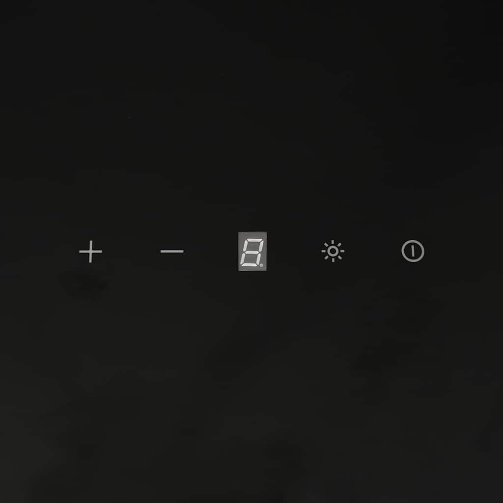 Απορροφητήρας Τοίχου Μαύρος 90 εκ. από Ατσάλι και Ψημένο Γυαλί - Pakobazaar