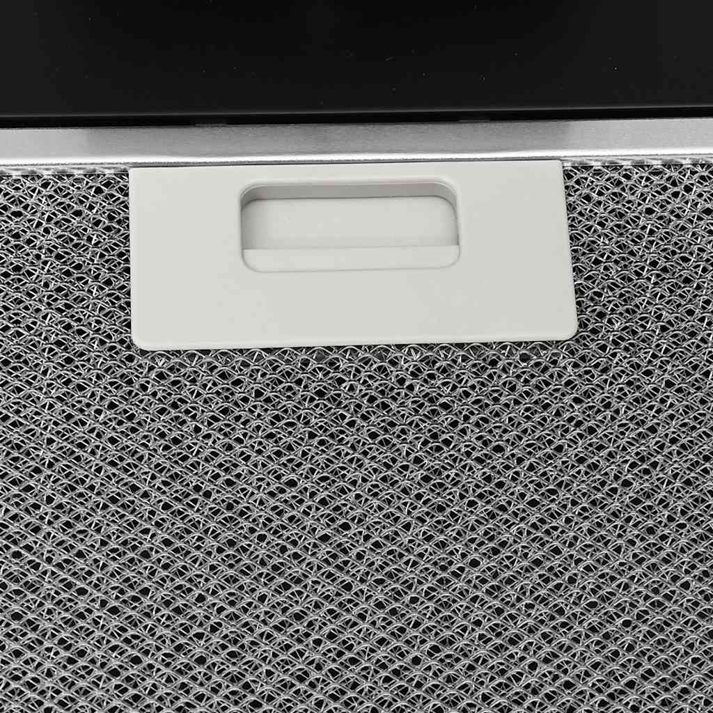 Απορροφητήρας Τοίχου Μαύρος 90 εκ. από Ατσάλι και Ψημένο Γυαλί - Pakobazaar