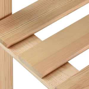 Ραφιέρα 5 Επιπέδων 170 x 28,5 x 170 εκ. από Μασίφ Ξύλο Πεύκου