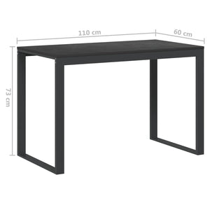 Γραφείο Υπολογιστή Μαύρο 110 x 60 x 73 εκ. από Μοριοσανίδα - PAKOBAZAAR