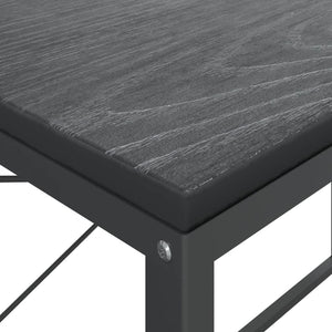 Γραφείο Υπολογιστή Μαύρο 110 x 60 x 70 εκ. Επεξεργασμένο Ξύλο