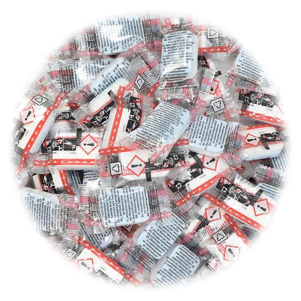 Ταμπλέτες Απορ.Πλυντηρίου Ρούχων 100τεμ Αποτροπή Αλάτων/Βρομιάς