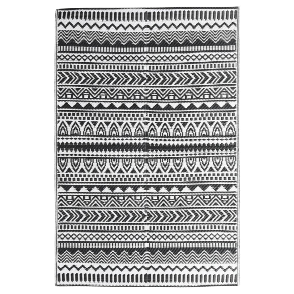 Χαλί εξωτερικού χώρου ARAKIL Μαύρο 160x230 cm PP