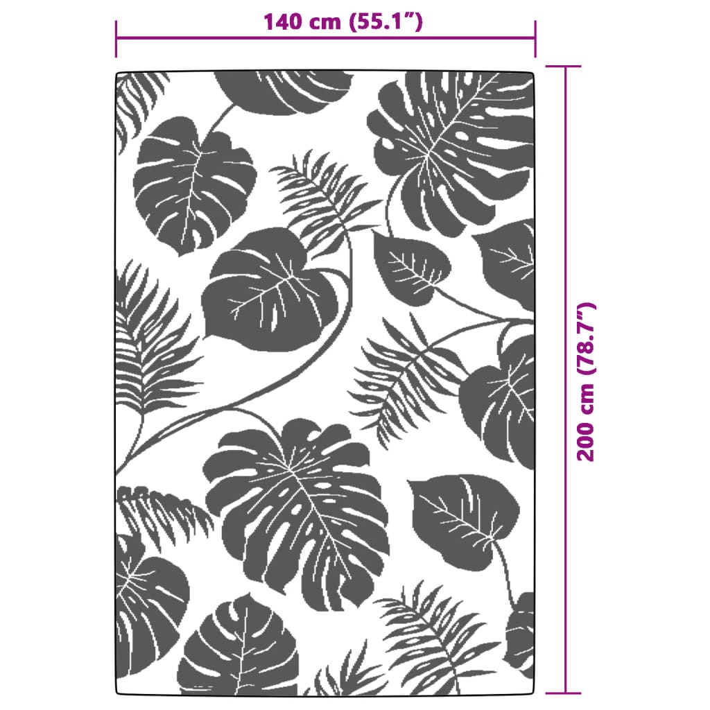 Χαλί εξωτερικού χώρου ARAKIL Πράσινο 140x200 cm PP