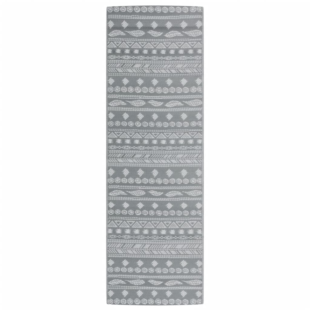 Χαλί εξωτερικού χώρου ARAKIL γκρι 80x250 cm PP - Pakobazaar