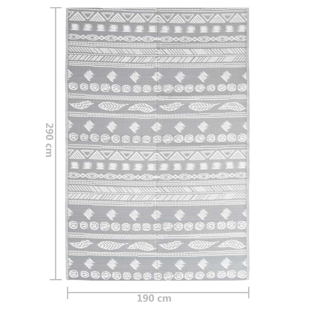 Χαλί εξωτερικού χώρου ARAKIL Γκρι 190x290 cm PP