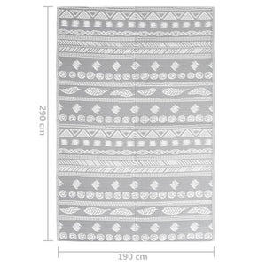 Χαλί εξωτερικού χώρου ARAKIL Γκρι 190x290 cm PP