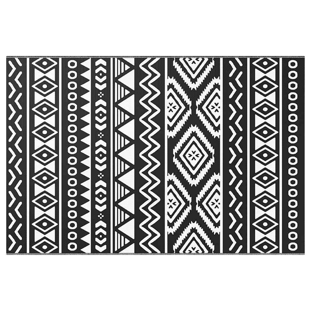 Χαλί εξωτερικού χώρου ARAKIL Μαύρο 120x180 cm PP