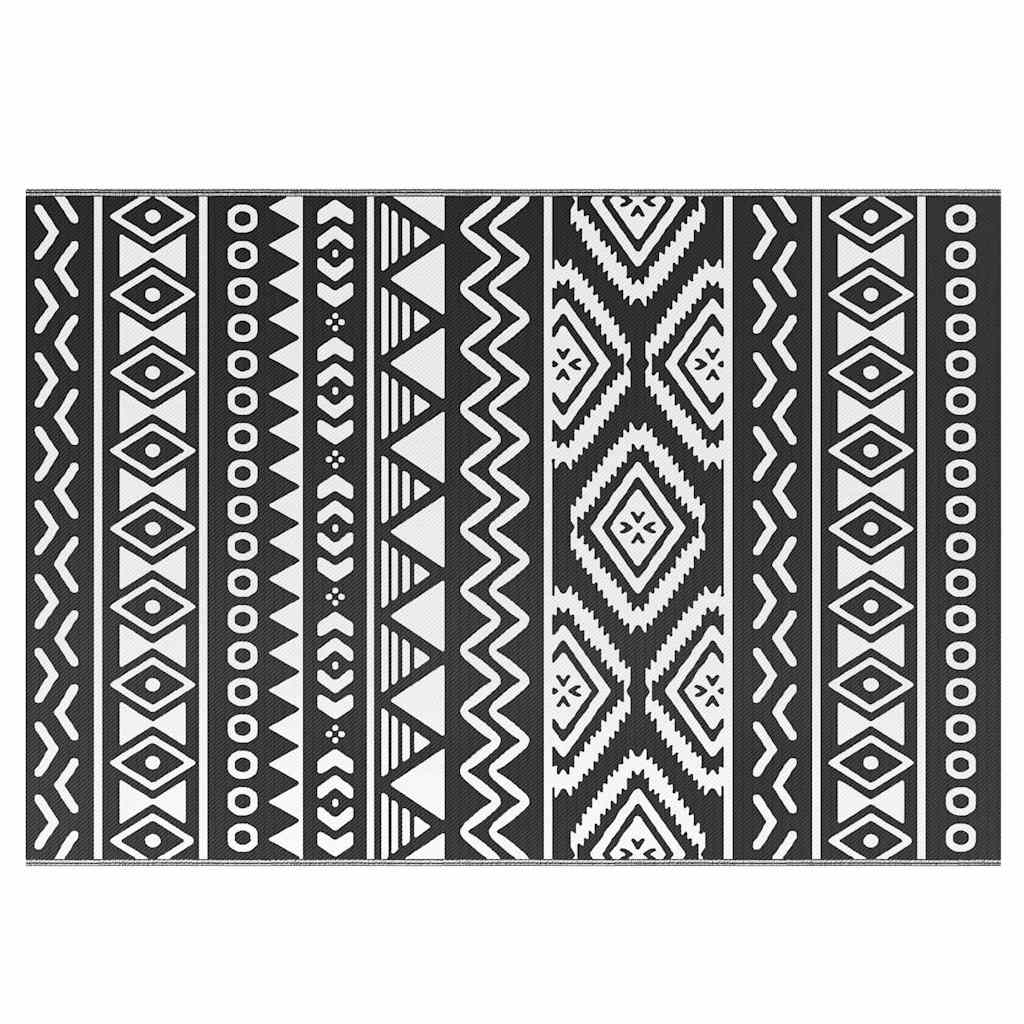 Χαλί εξωτερικού χώρου ARAKIL Μαύρο 160x230 cm PP