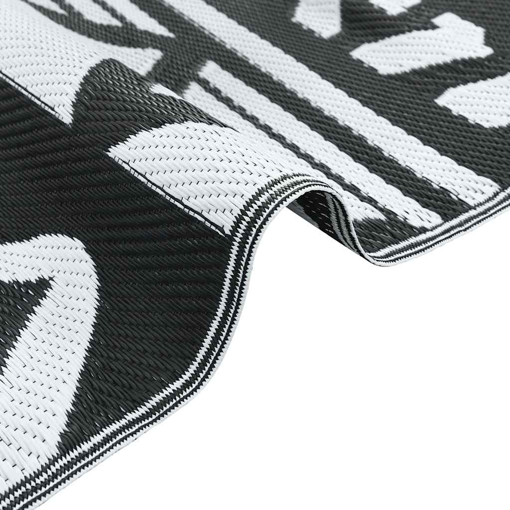Χαλί εξωτερικού χώρου ARAKIL Μαύρο 160x230 cm PP