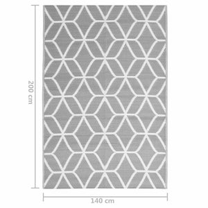 Χαλί εξωτερικού χώρου ARAKIL Γκρι 140x200 cm PP