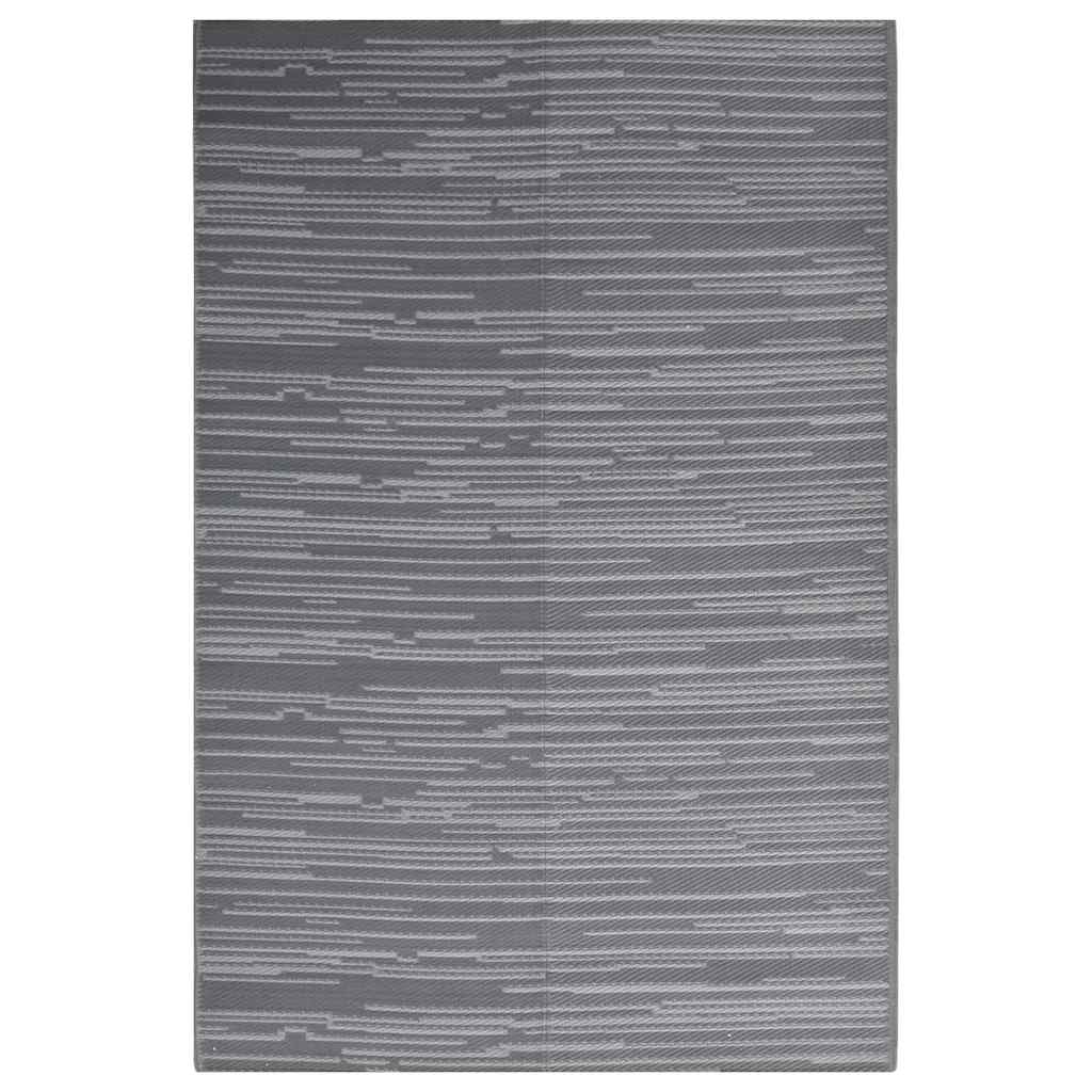 Χαλί εξωτερικού χώρου ARAKIL Ανθρακί 140x200 cm PP - Pakobazaar