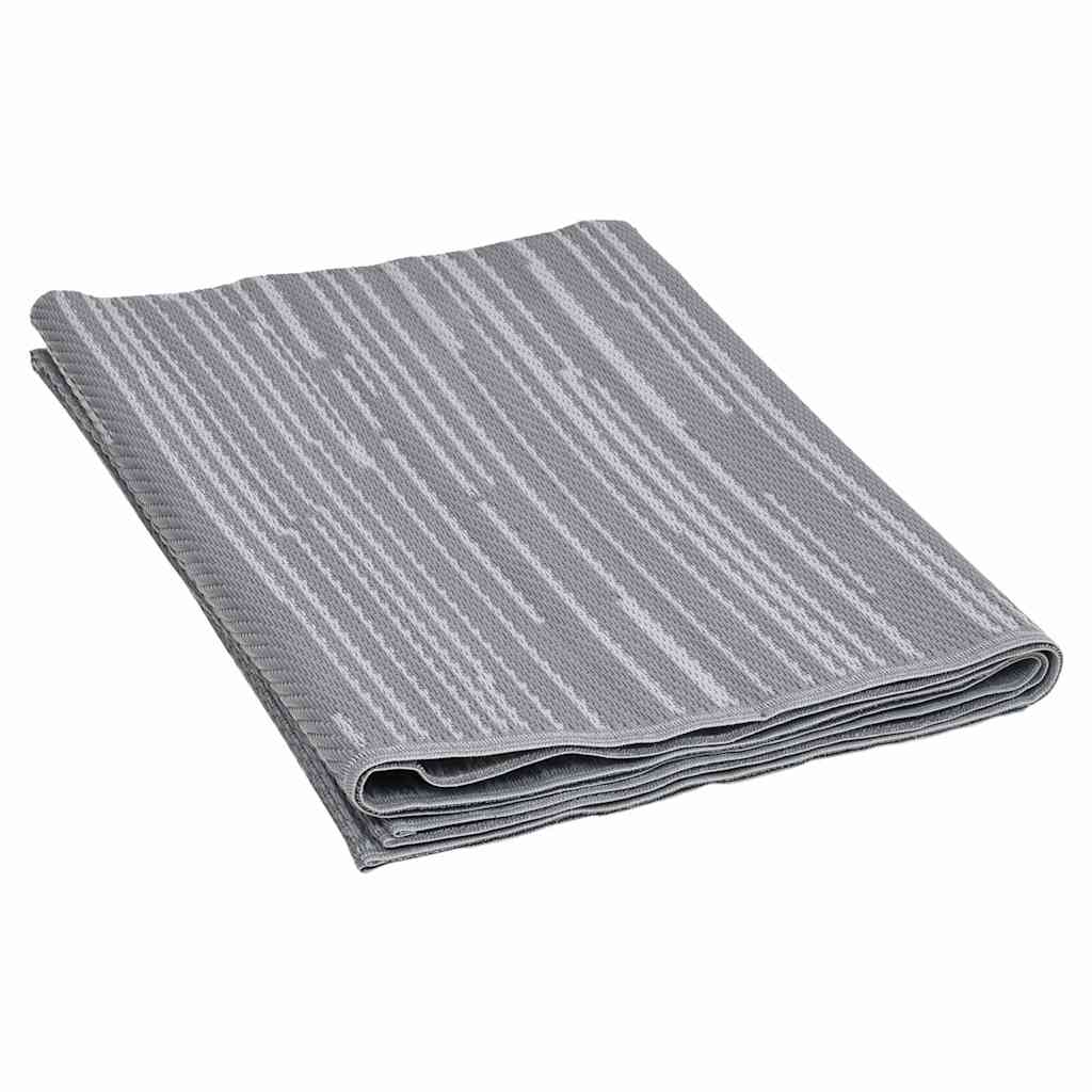 Χαλί εξωτερικού χώρου ARAKIL Ανθρακί 140x200 cm PP - Pakobazaar