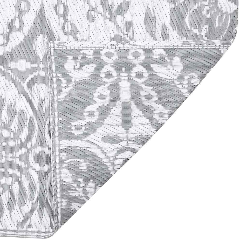 Χαλί εξωτερικού χώρου ARAKIL ανοιχτό γκρι 80x250 cm PP - Pakobazaar