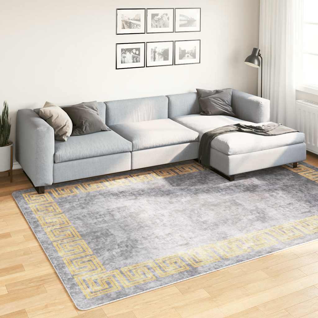 Χαλί Πλενόμενο Γκρι 190 x 300 εκ.