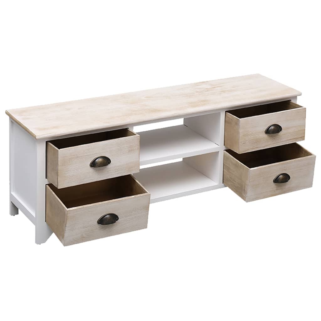 Έπιπλο Τηλεόρασης 108 x 30 x 40 εκ. από Μασίφ Ξύλο Παυλώνιας - Pakobazaar