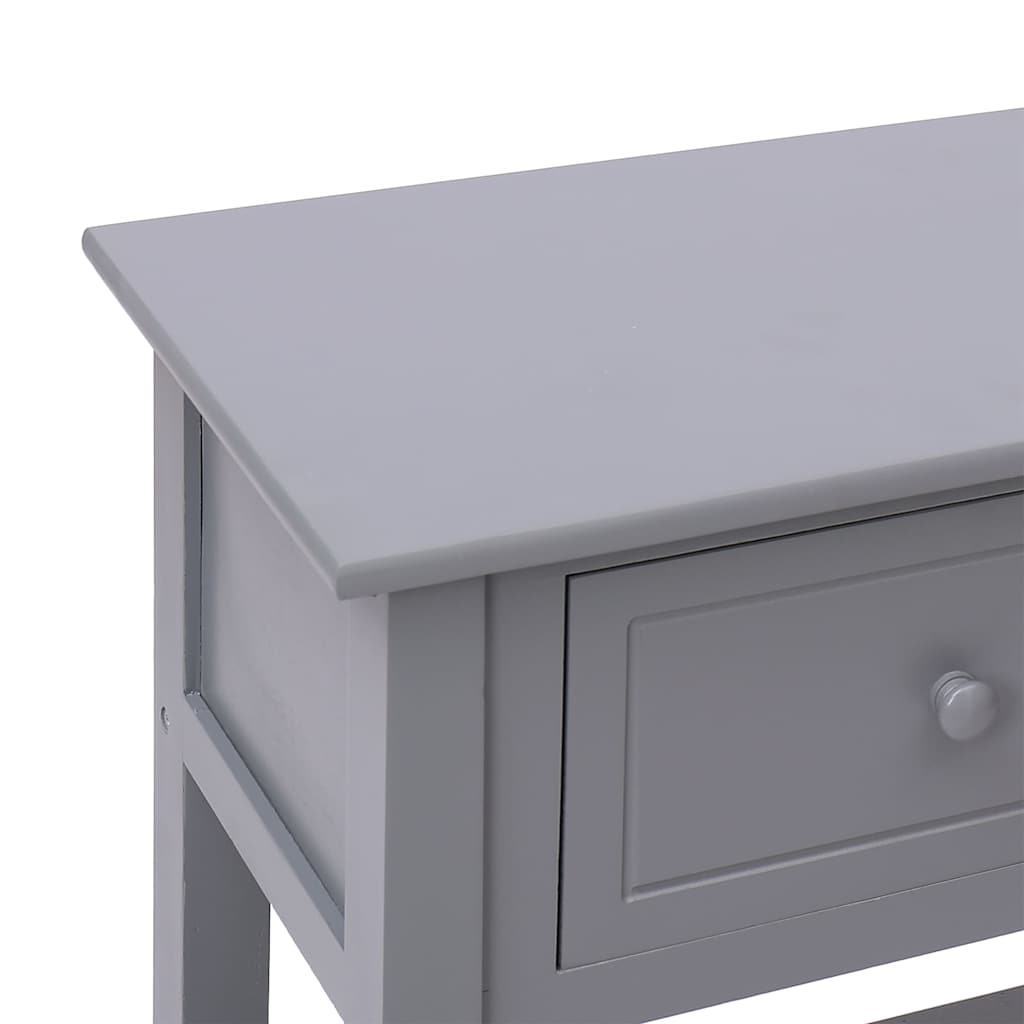 Ντουλάπι Γκρι 108 x 30 x 76 εκ. από Μασίφ Ξύλο Παυλώνιας
