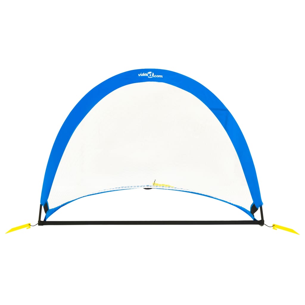 Παιδικά Τέρματα Ποδοσφαίρου 2 τεμ. 119x82x84,5 εκ. & Τσάντα - Pakobazaar