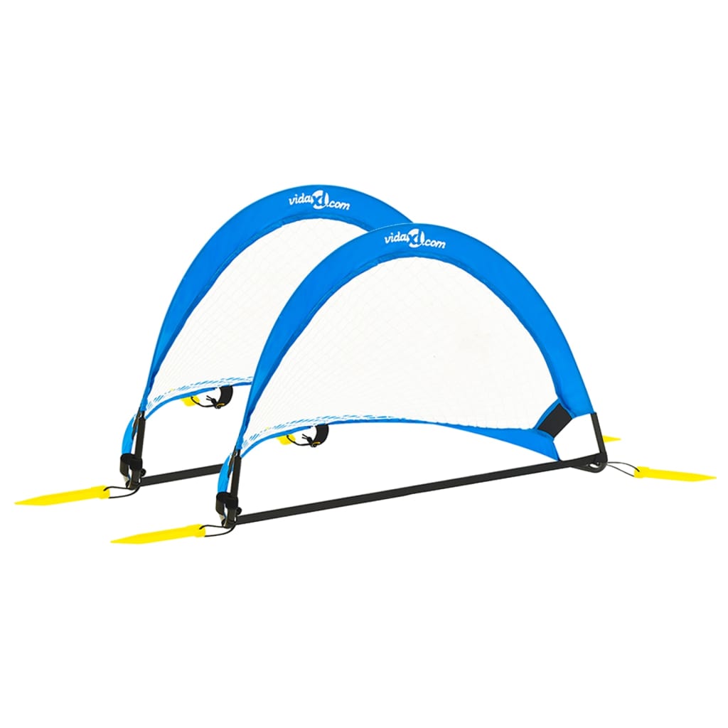 Παιδικά Τέρματα Ποδοσφαίρου 2 τεμ. 75,5x46x48 εκ. & Τσάντα