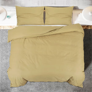 Σετ Παπλωματοθήκης Taupe 240x220 εκ. Ελαφρύ Ύφασμα Μικροϊνών - Pakobazaar