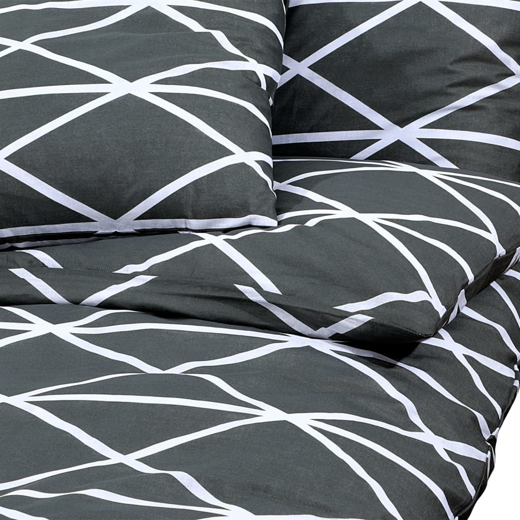Σετ Παπλωματοθήκη  Γκρι 135x200 εκ. Βαμβακερό - PAKOBAZAAR