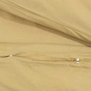 Σετ Παπλωματοθήκης Taupe 220x240 εκ. Βαμβακερό