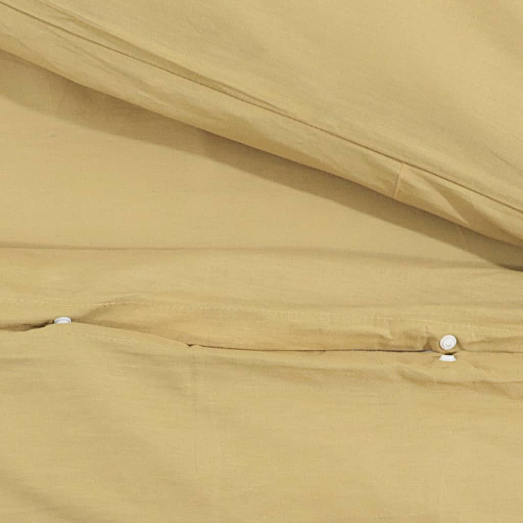 Σετ Παπλωματοθήκης Taupe 260x240 εκ. Βαμβακερό