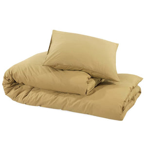 Σετ Παπλωματοθήκης Taupe 200 x 200 εκ. Βαμβακερό