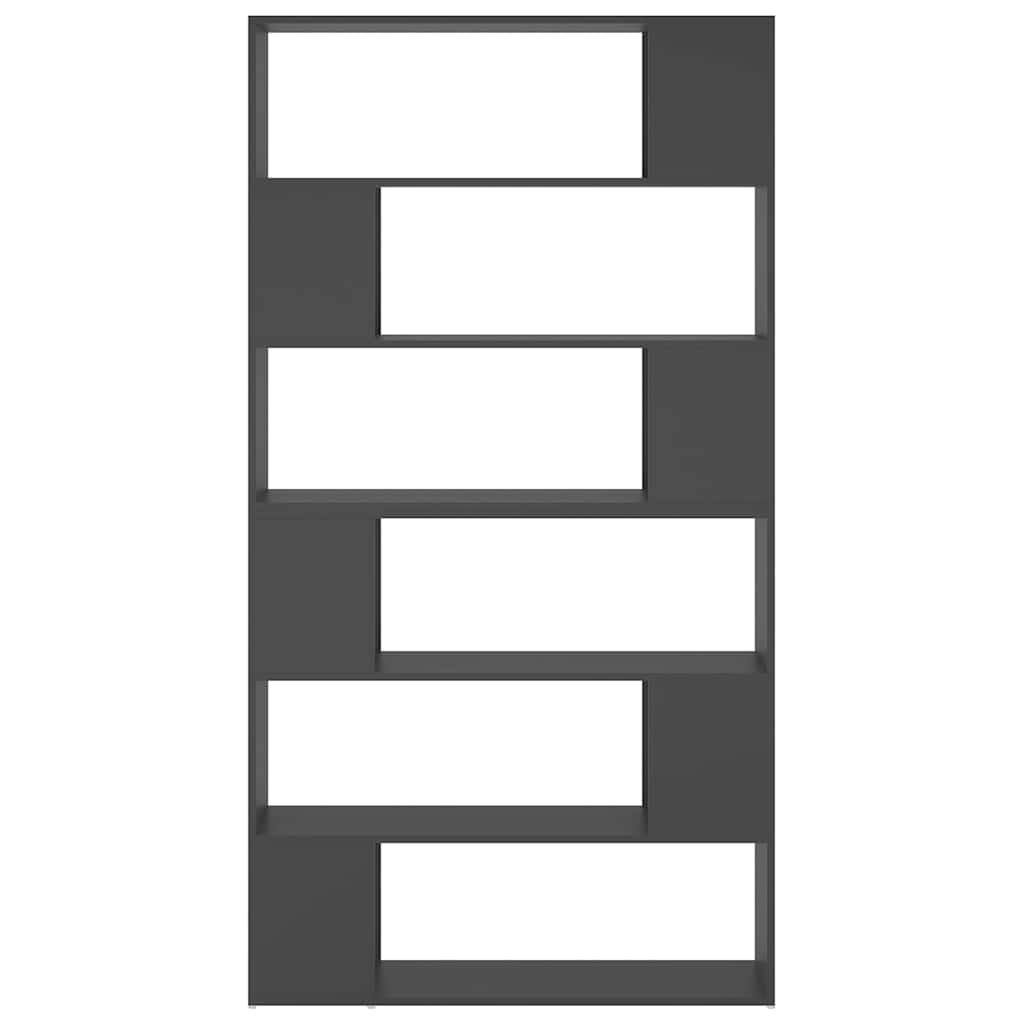 Βιβλιοθήκη/Διαχωριστικό Χώρου Γκρι 100 x 24 x 188 εκ. - PAKOBAZAAR
