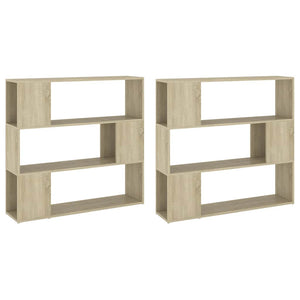 Βιβλιοθήκη/Διαχωριστικό Χώρου Sonoma Δρυς 100 x 24 x 188 εκ. - PAKOBAZAAR